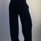 70S MIDNIGHT BLUE VELVET SUIT / UK 10-12