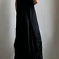 30S SILK BLACK SLIP DRESS WITH LACE & SILVER EMBELLISHMENTS