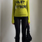 RARE 90S GRAFFITI MOSCHINO STRETCH TOP / UK 4-8