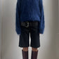 80S COBALT BLUE MOHAIR JUMPER / UK 6-10