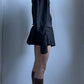 RARE 90S AVANT GARDE LINEN MINI DRESS / UK 4-6