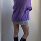 80S LILAC MOHAIR CARDIGAN / UK 6-10