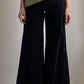 70S BLACK VELVET FLARES / UK 4-6