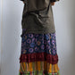 EARLY 2000S COMME DES GARÇONS PATCHWORK SKIRT / UK 8-10