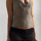 ULTRA RARE 80S FINE CHAINMAIL TOP / UK 4-8