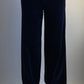 70S MIDNIGHT BLUE VELVET SUIT / UK 10-12