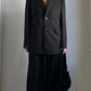 RARE 70S BLACK SUIT WITH INTRICATE DETAILING AND SUPER WIDE FLARES