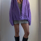 80S LILAC MOHAIR CARDIGAN / UK 6-10