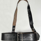40S BLACK LEATHER MILITARY HARNESS
